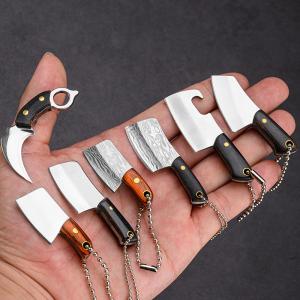 EDC Mini Knife Sharp Mini Kitchen Knife Gift Carry Pocket Knives Unboxing Tool Portable Paper Cutting EDC Fixed Keychain Knife