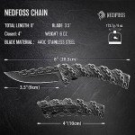 NedFoss CHAIN 3.5" Folding Pocket Knife