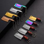 EDC Mini Knife Sharp Mini Kitchen Knife Gift Carry Pocket Knives Unboxing Tool Portable Paper Cutting EDC Fixed Keychain Knife