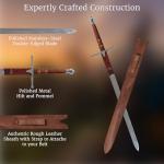 William Wallace Braveheart Sword Replica with Sheath