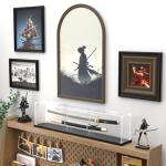 Acrylic Sword Display Case, 45" Clear Dustproof Box for Katana, Long Sword, Lightsaber, Samurai & Medieval Collectibles, Large Tabletop Box with Acrylic Stand (45*6*10) inch