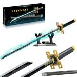 HIGH GODO Anime Sword Building Set, 40in Tokitou Muichirou Sword Set with Scabbard and Stand, Cosplay Anime Katana Sword Building Blocks, Collectible Gifts for Kids and Adults 8+ (771 PCS)