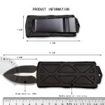 Outdoors Multi-fuctional Mini Folding Knife Handle 440C Blade Hunting Survival Defense Tactical Combat Practical Camping Knives