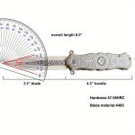 8Cr15mov Blade Steel Folding Knife - Utility Pocket Multi Knife for Camping