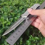 8Cr15mov Blade Steel Folding Knife - Utility Pocket Multi Knife for Camping