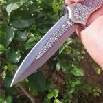 8Cr15mov Blade Steel Folding Knife - Utility Pocket Multi Knife for Camping