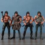 NECA Rambo SDCC 2015 Force Of Freedom Action Figure Doll Handmade Model Toy