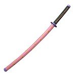 Sword fort Handmade Katana Anime Cosplay Sword, Carbon Steel Demon Sword Real Metal-Kokushibou