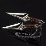 Valorant Kuronami No Yaiba Pairing Model All Metal Knife Toys Swords Game Peripherals Bali Song Karambit Outdoor Ornaments Gifts