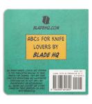 Blade HQ ABCs for Knife Lovers Book – A–Z Illustrated Knife Alphabet Guide for Collectors, Enthusiasts & Gear Fans – 6x6 Inch, 26 Pages