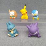 Pokemon Cartoon Anime Figure Pikachu Gengar Rowlet Piplup Gonbe Blind Box Doll Model Toys Collection Ornaments
