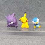 Pokemon Cartoon Anime Figure Pikachu Gengar Rowlet Piplup Gonbe Blind Box Doll Model Toys Collection Ornaments