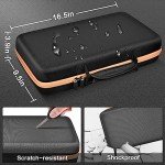 Knife Display Case for 64+ Pocket Knives, Butterfly Knife Storage Box, Folding Knives Organizer Holder, Knives Collection Organized Carrier for Survival, Tactical, Outdoor, EDC Mini Knife (Black)