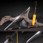 Handmade Chinese Sword,Chinese Jian, Full Size Sword, Forged Folded Steel Blade, Two Handed Straight Long Swords,Collection