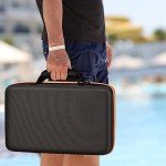 Knife Display Case for 64+ Pocket Knives, Butterfly Knife Storage Box, Folding Knives Organizer Holder, Knives Collection Organized Carrier for Survival, Tactical, Outdoor, EDC Mini Knife (Black)