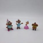 Disney Cinderella Jack Gus Lady Tremaine Action Figures Cute Cartoon Doll Desktop Ornament Collectible Toys Children's Gifts