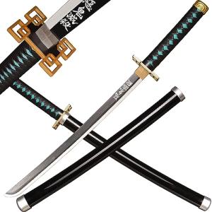 SV Handmade Anime Sword Cosplay Tokitou Muichirou Sword Katana 31 inches，Collectible Gifts
