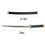 SV Handmade Anime Sword Cosplay Tokitou Muichirou Sword Katana 31 inches，Collectible Gifts