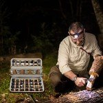 Knife Display Case for 64+ Pocket Knives, Butterfly Knife Storage Box, Folding Knives Organizer Holder, Knives Collection Organized Carrier for Survival, Tactical, Outdoor, EDC Mini Knife (Black)