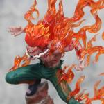 26cm Naruto Might Guy Figure Ten Years of Shinobi Anime Action Figure With Light Immortal Sitting Pvc Model Collection Toy Gift