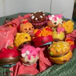 Original Loose Stock Num Nom Glitter Food Figure Hat Nail Polish Eye Shadow Scent Blind Bag Collect Cake Food Model Toy Gift