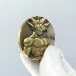 Dragon Ball Son Goku Commemorative Coin Anime Metals Cartoon Kids Toy Figures Model Decorative Item Souvenir Art Collection Gift