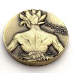 Dragon Ball Son Goku Commemorative Coin Anime Metals Cartoon Kids Toy Figures Model Decorative Item Souvenir Art Collection Gift