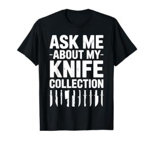 Pocket Knife Art for Men Women Knife Lover Knife Collector T-Shirt