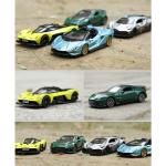 TSC1:64 Alloy Car Model Aston Martin Bugatti Simulation Children's Toy Decoration Collectible Item Non-Radio Controlled Vehicle