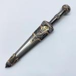 Sauvagine-14.56-inch Ancient Roman Gladius Sword - Decorative Gladius Sword with Sheath, Suitable for Role-Playing, Collectible Display and Gifting