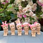 Sonny Angel Blind Box Toys Cherry Blossom Series Sitting Mini Anime Action Figures Desktop Ornament Children's Birthday Gifts