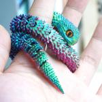 3D Printed Toys Snake Movable Stress Relief Fidget Toy Funny Simulation Snake Action Figure Desktop Ornament Christmas Gift ﻿