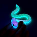 3D Printed Toys Snake Movable Stress Relief Fidget Toy Funny Simulation Snake Action Figure Desktop Ornament Christmas Gift ﻿