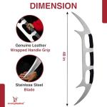 Armory Replica - Massive 48 in. Klingon Bat'Leth Style War Sword