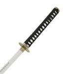 MASTER USA - Hand Carved Katana Sword with Samurai Bushido Code on Scabbard, 1045 Steel, 41.5 Inches Overall, Includes Display Stand (Sword of Spirit)