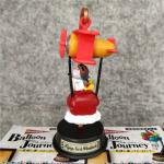 Rement Snoopy Anime Figures Hot Air Balloon Miniature Scen Blind Box Toy Collection Desktop Ornament Children Birthday Gifts