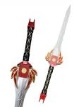 Blazing Steel Foam Ranger Sword Super Sentai Show Costume Cosplay Prop for Halloween, Xmas, and Collectors 1:1 Scale (Red Sword of Power)