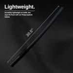 E-BOGU Martial Arts Polypropylene Training Sword Equipment (39") with Black Saya Scabbard