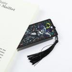 The Nightmare Before Christmas Jack and Sally Acrylic Bookmark with Tassel Spooky Movie Figure Halloween Card Book Marks Gifts