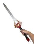 Blazing Steel Foam Ranger Sword Super Sentai Show Costume Cosplay Prop for Halloween, Xmas, and Collectors 1:1 Scale (Red Sword of Power)