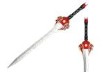 Blazing Steel Foam Ranger Sword Super Sentai Show Costume Cosplay Prop for Halloween, Xmas, and Collectors 1:1 Scale (Red Sword of Power)