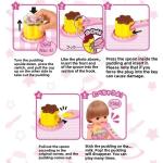 Pink Strawberry Jelly Pudding Miniature Set Adorable Desktop Decor for Girls Room Kawaii Food Themed Collectible Figurines