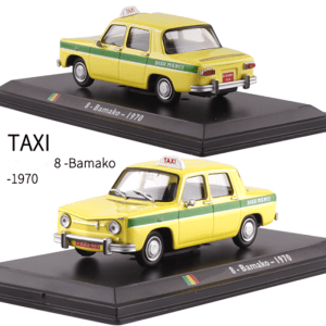 LEO 1:43 Scale 8 Bamako 1970 Taxi Alloy Simulation Car Model Classic Adult Collection Static Display