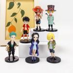 6pcs/set Anime One Piece Action Figure PVC Luffy New Action Collectible Model Decorations Doll Children Toys For Christmas Gift