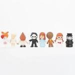 24Pcs/Set Horror Movie Characters V for Vendetta Chucky Freddy Jason Scary Saw PVC Action Figures Toys