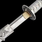 Real Samurai Sword Hand Forged with T10 Steel Clay Tempered, Full Tang Katana Sword Sharp, 41-Inch