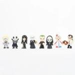 24Pcs/Set Horror Movie Characters V for Vendetta Chucky Freddy Jason Scary Saw PVC Action Figures Toys
