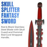 Szco Dead Walker Skull Splitter Sword; 926947