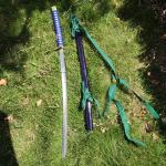 COSWOR 40.5" Carbon Steel Hitsugaya Toushirou's Katana The Hyoruinmaru Samurai Sword for Gift, Cosplay