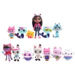 **HOT 13pcs Gabby Dollhouse Anime Figure Toy Smiling Car Cat Hug Gaby Girl Dolls Mercat Cartoon Action Figure Xmas Birthday Gift